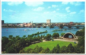 USA The Hatch Music Shell Charles River Cambridge Massachusetts Chrome 09.52