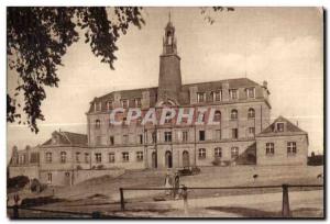 Old Postcard Underground (Creuse) upper primary school boys