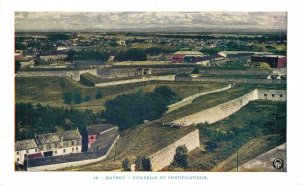 Canada Quebec Citadelle Et Fortifications Vintage Postcard 02.96