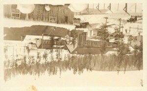 C-1915 Northwest Logging Camp Washington Idaho RPPC Photo Postcard 20-7156