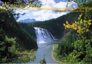 Kinuseo Falls Monkman Prov. Park BC British Columbia Postcard