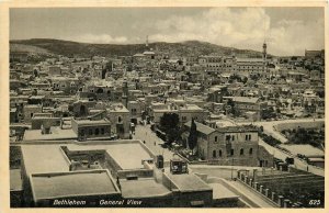 Postcard 1930s Bethlehem Israel Palestine View Oriental Commercial FR24-2901