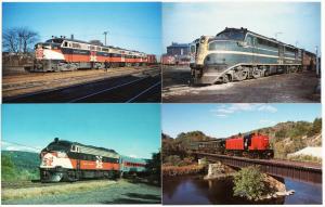 New Haven Railroad Lot of 4 Postcards