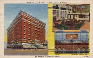Postcard Hotel Fowler Lafayette IN