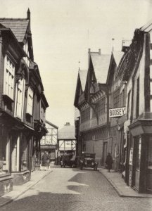 Old Market Hall Northwich Cheshire Real Photo Museum Postcard