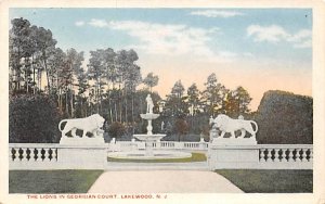 The Lions in Georgian Court in Lakewood , New Jersey