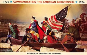 Washington Crossing Delaware Commemorating American Bicentennial History Unused 