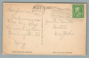 MANASQUAN BEACH NJ BOATING ANTIQUE POSTCARD