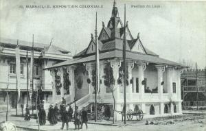 CPA MARSEILLE EXPO Coloniale Pavillon du Laos (174561)