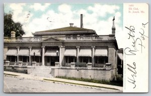 Elks Club St Joseph MO C1911 Curt Teich UDB Postcard T22