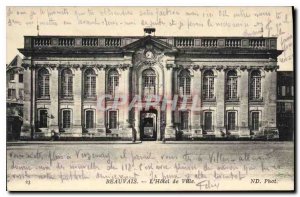 Old Postcard Beauvais City Hotel