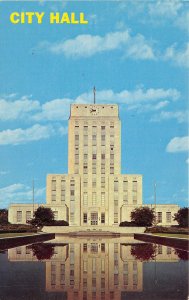 Houston Texas 1960s Postcard City Hall 