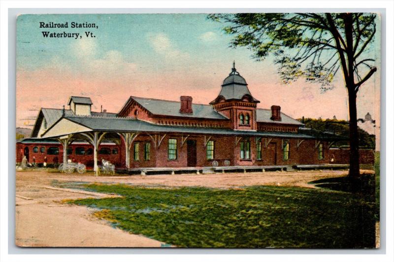 14015  VT Waterbury  Railroad Station