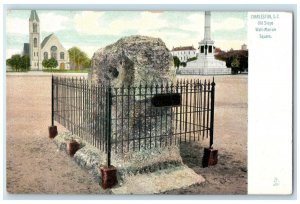 c1905 Old Siege Wall-Marion Square Charleston South Carolina Tuck Sons Postcard