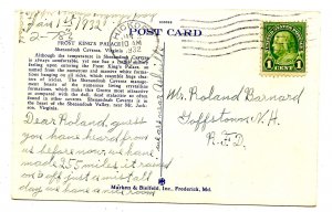 VA - Shenandoah Caverns. Frost King's Palace