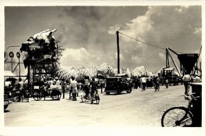 singapore, Chingay Parade, Dragon Dance, Car Licence Plate SC 9947 (1950s) RPPC