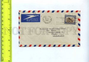 201474 SOUTH AFRICA to GERMANY 1950 year airmail RP cover