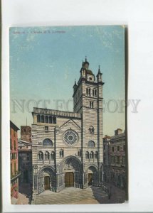 472843 Italy Genova Genoa Church of San Lorenzo Vintage postcard