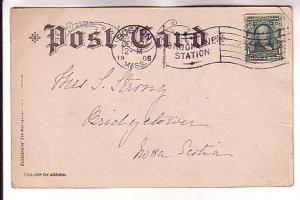 Old South Meeting House, Boston, Massachusetts, Used 1906 Flag Cancel