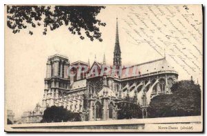 Old Postcard Paris Notre Dame (Apse)