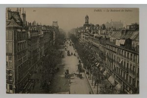 France - Paris. Italian Boulevard, Street Scene