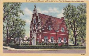 Zwaanendael House A Memorial Of The First Settlement Lewes Delaware 1949