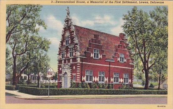 Zwaanendael House A Memorial Of The First Settlement Lewes Delaware 1949