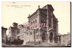Old Postcard Monaco La Cathedrale