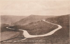 MAM TOR, CASTLETON, HAIR PIN BEND, Derbyshire - Vintage POSTCARD