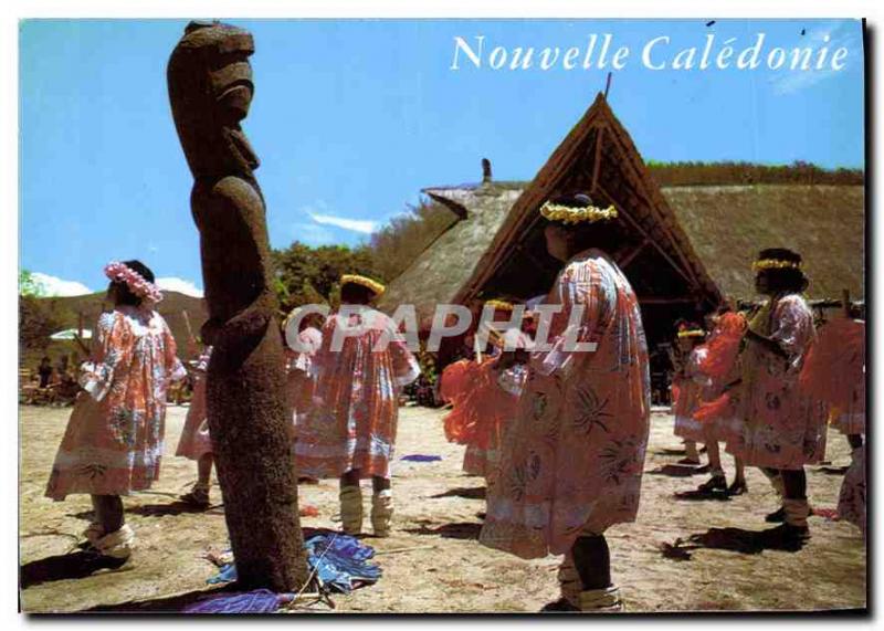 Postcard Modern Dancers New Caledonia Melanesians