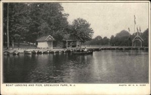 Grenloch Park Washington Gloucester NJ Boat Landing c1910 Postcard
