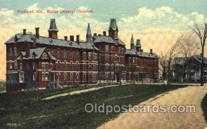 Maine General Hospital, Portland, ME Medical Hospital, Sanitarium Unused clos...
