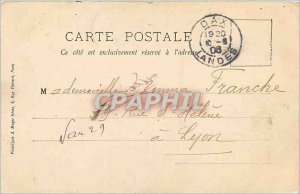 Postcard Old Dax Public Garden and Mayor