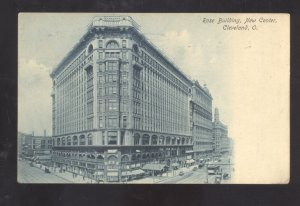 CLEVELAND OHIO DOWNTOWN ROSS BUILDING 1908 VINTAGE POSTCARD