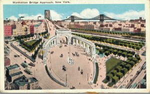 USA Manhattan Bridge Approach New York City 05.83