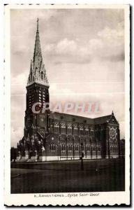 Old Postcard Armentieres Eglise Saint Vaast