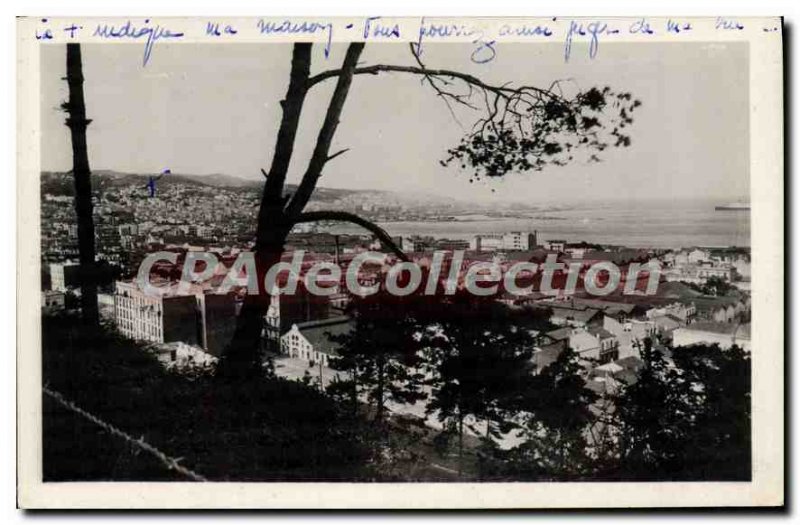 Postcard Old Algiers Vue Prize De Mustapha