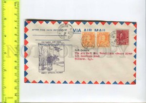 416482 CANADA 1931 first flight North Vermilion Peace river airplane Elk COVER