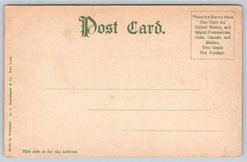 Postcard CT Bridgeport P.T. Barnums Monument Sea Side Park