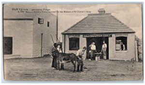 Ireland Postcard Bally Maclinton Forge McClinton's Town 1909 Antique