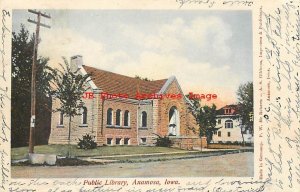 IA, Anamosa, Iowa, Public Library Building, 1907 PM, FW McRoberts-AS Gibbons Pub