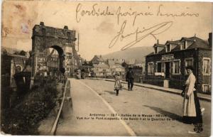 CPA REVIN - Vue sur le Pont suspendu (241086)