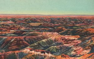 Vintage Postcard 1930's Painted Desert Multi-Colored Sands Grand Canyon Arizona