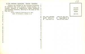 Indian dancers Misc SD Postcard