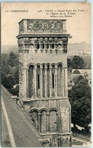 M-31445 Detail d'une des Tours de l'Eglise de la Trinite Abbaye aux Dames Cae...