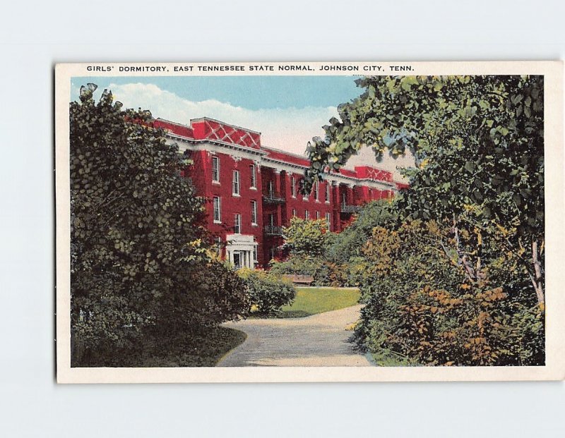 Postcard Girls' Dormitory, East Tennessee State Normal, Johnson City, Tennessee