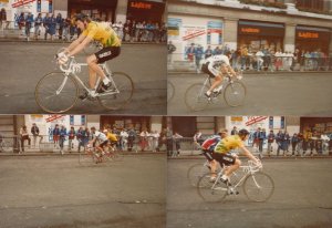 Nottingham 1985 Bicycle Cycle Race Laskys Finishing Line 4x Photo s