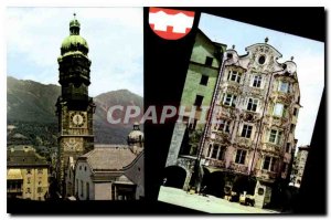 Modern Postcard Innsbruck Stadtturm und Helblinghaus