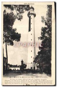 Old Postcard Lighthouse Coubre Ronce les Bains