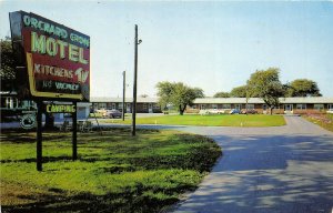 Niagara Falls Canada 1960s Postcard Orchard Grove Motel